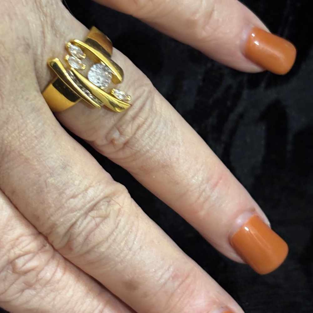 ELEGANT ABSTRACT LADIES RING 6,7,8,9,10 - Picture 6 of 16